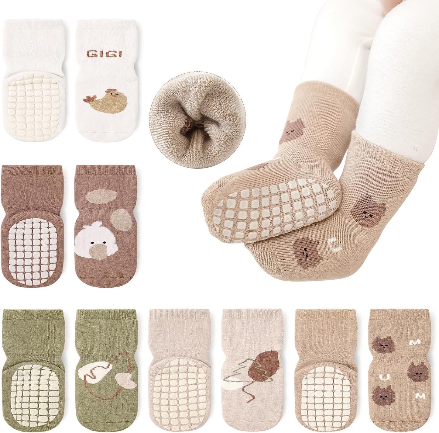 SnuggleSteps™ Thermal Baby Socks