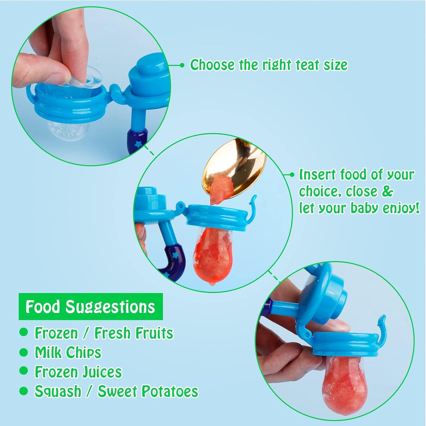 SnackSoothe™ Baby Feeder/Pacifier 