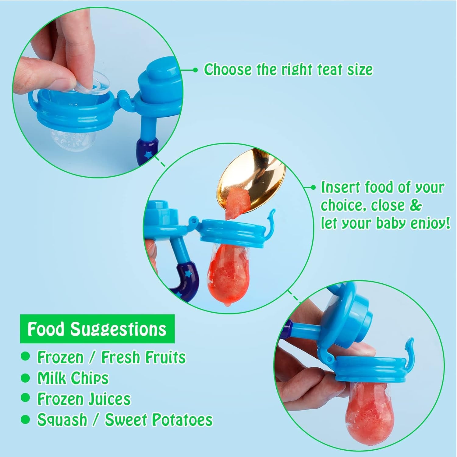 SnackSoothe™ Baby Feeder/Pacifier 