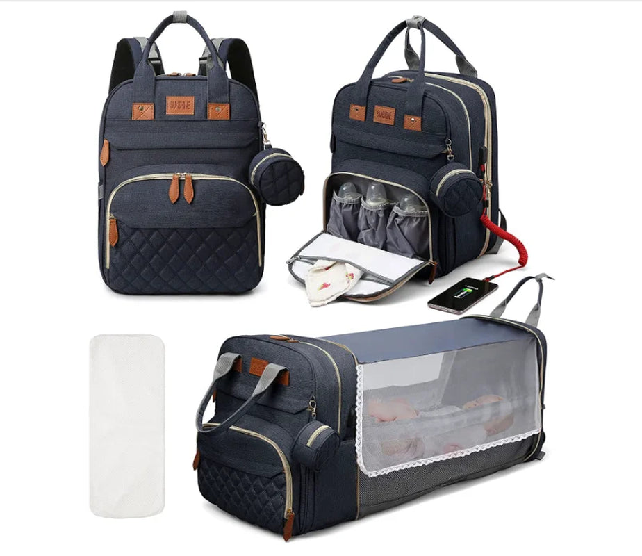 CozyPod™ 3 in 1 Diaper Backpack 