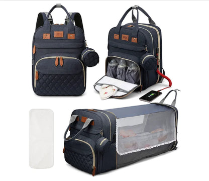 CozyPod™ 3 in 1 Diaper Backpack 