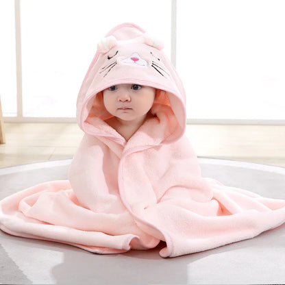 CubbieCape™ Baby Bathrobe And Swaddle Wrap
