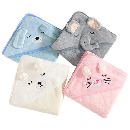 CubbieCape™ Baby Bathrobe And Swaddle Wrap