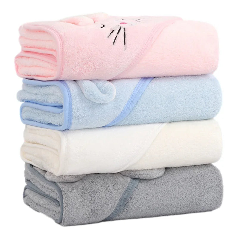 CubbieCape™ Baby Bathrobe And Swaddle Wrap