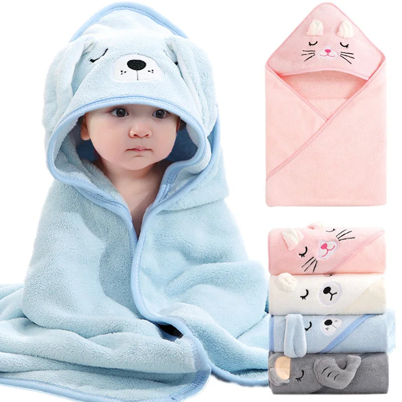 CubbieCape™ Baby Bathrobe And Swaddle Wrap