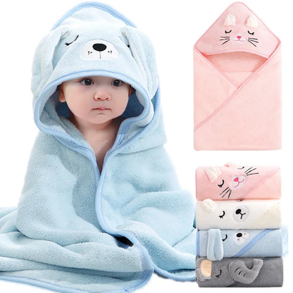 CubbieCape™ Baby Bathrobe And Swaddle Wrap