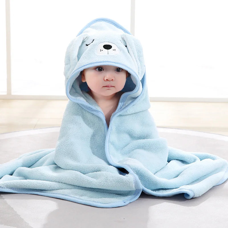 CubbieCape™ Baby Bathrobe And Swaddle Wrap
