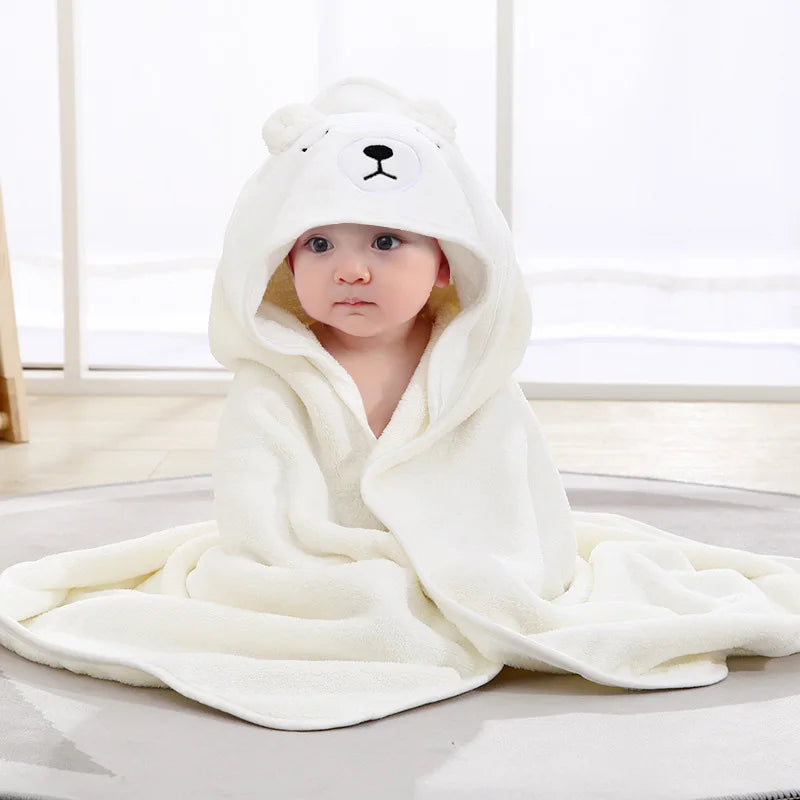 CubbieCape™ Baby Bathrobe And Swaddle Wrap