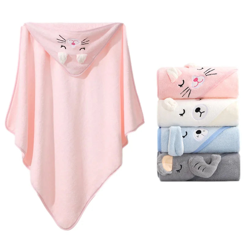 CubbieCape™ Baby Bathrobe And Swaddle Wrap