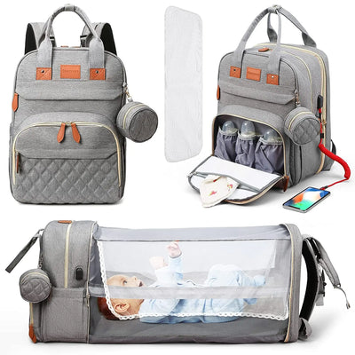 CozyPod™ 3 in 1 Diaper Backpack 